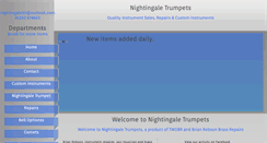 Desktop Screenshot of nightingaletrumpets.co.uk